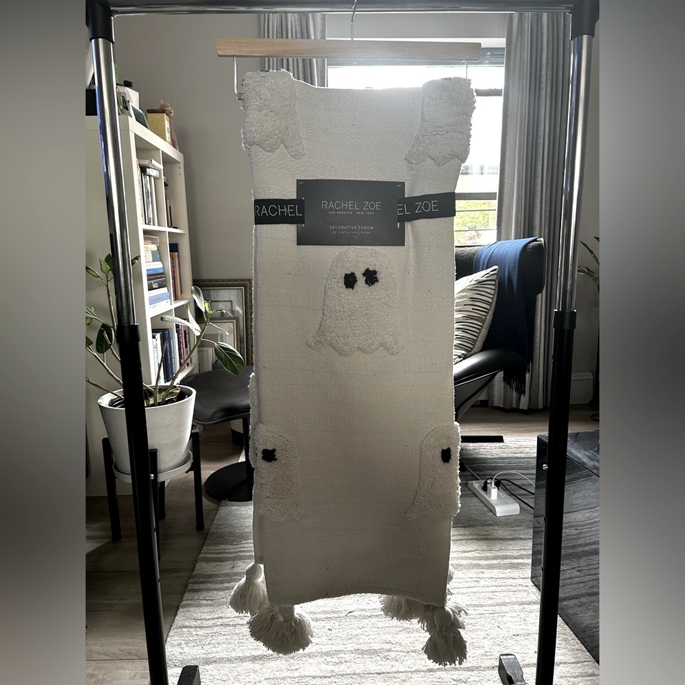 TikTok VIRAL Ivory Rachel Zoe Ghost Throw Blanket